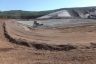 Construction of leachate collection layer on new landfill cell